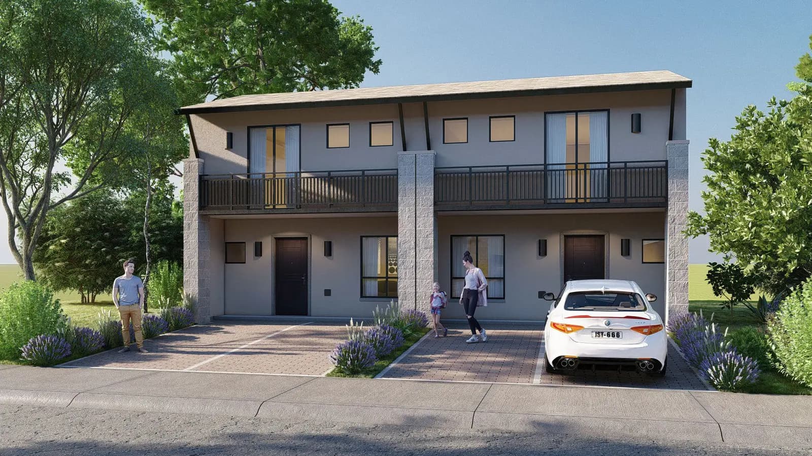 Casa de 3 Recámaras, cada una con Baño · 141 m²